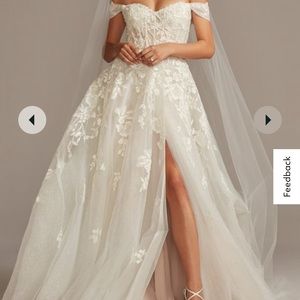 David’s bridal dress. SWG834 IVYCSHMR